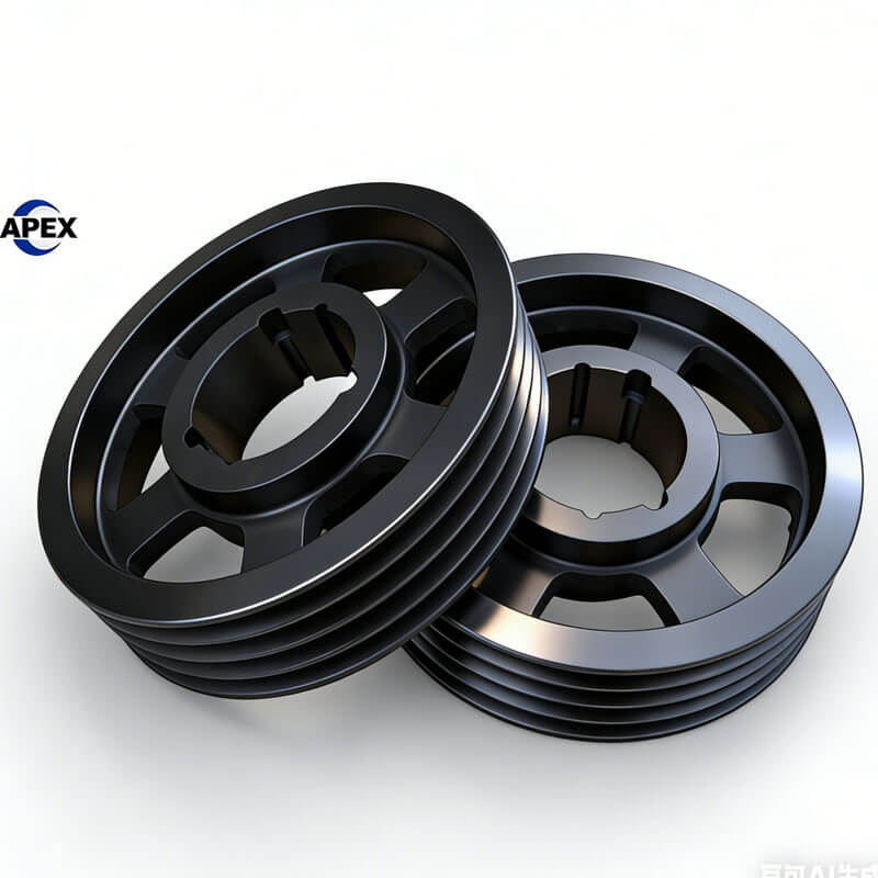Double Groove Cast Iron V Belt Pulley