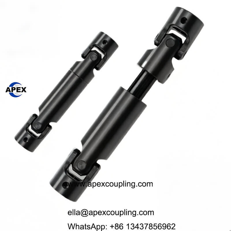 telescopic universal joint coupling