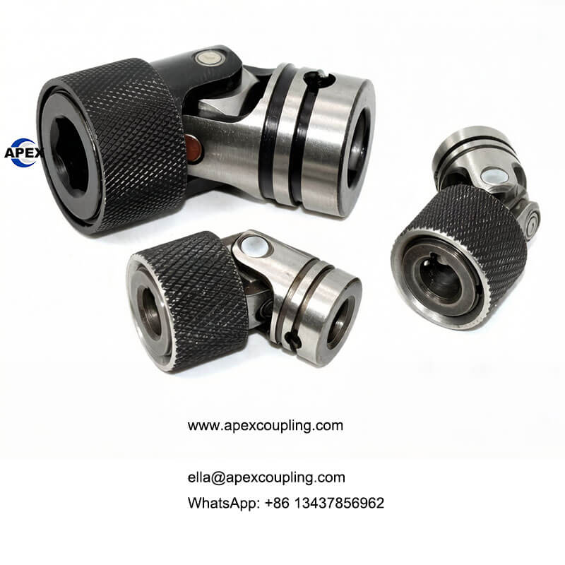 quick release universal joint coupling