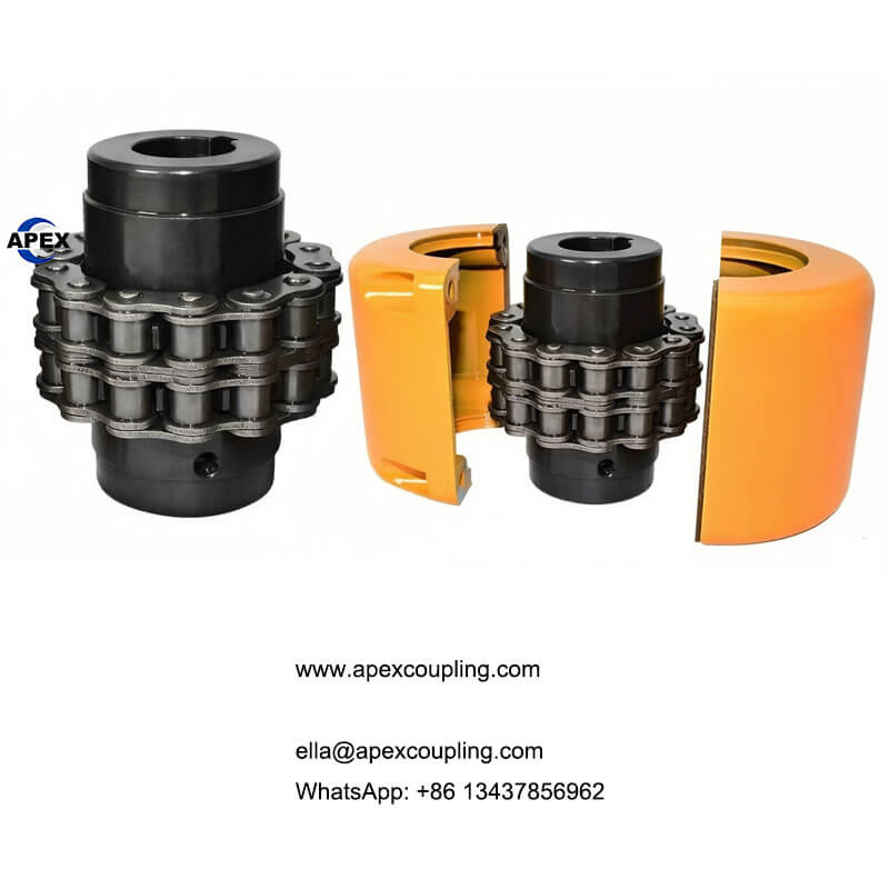 roller chain and sprocket coupling_