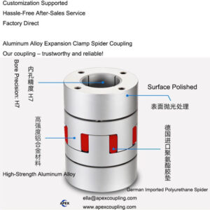 expansion sleeve spider coupling