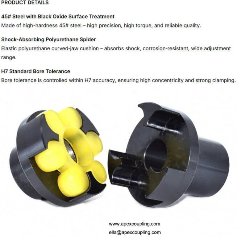 ML2 Double Flange Jaw Coupling