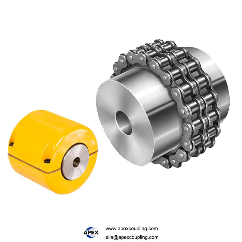 Steel chain coupling