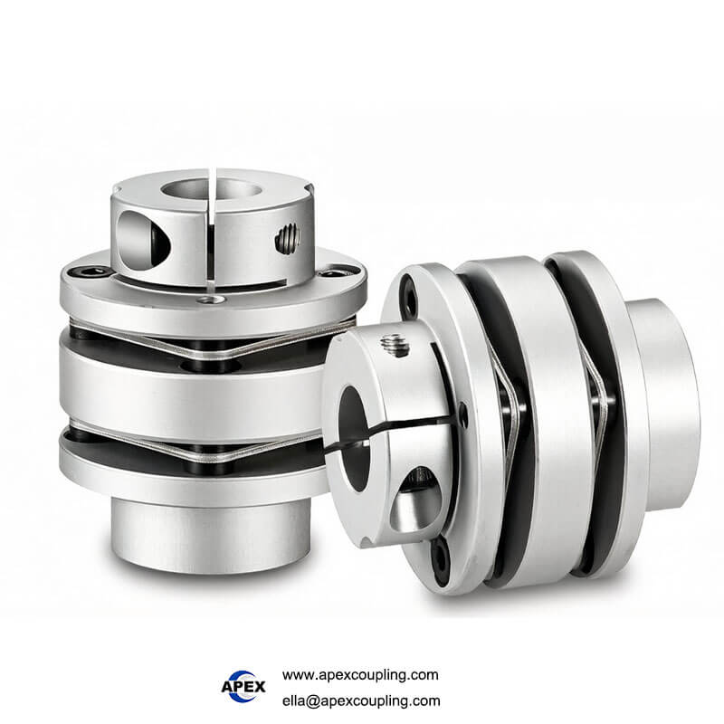 Step double diaphragm coupling