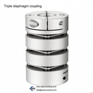 Triple diaphragm coupling