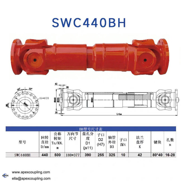 500 kN·m cardan shaft