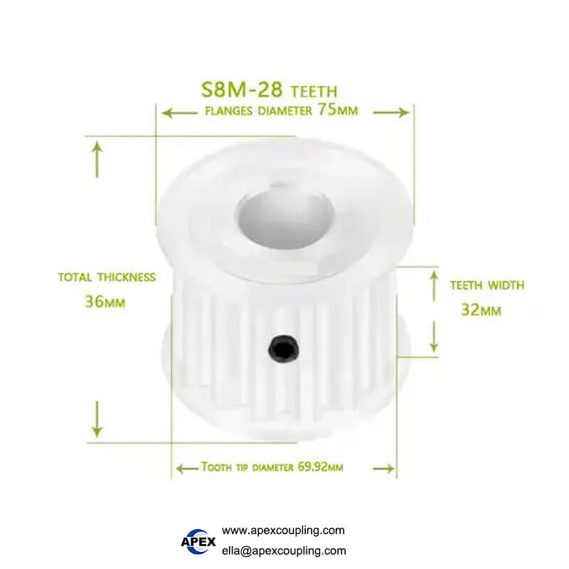 S8M timing pulley
