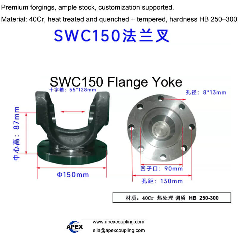 SWC series flange yoke