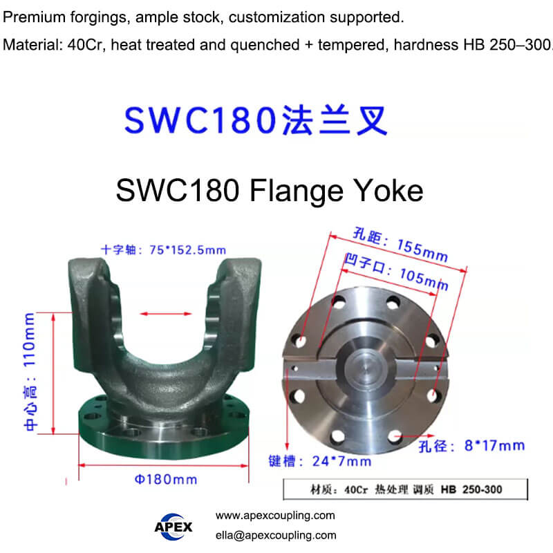 SWC180 fork head