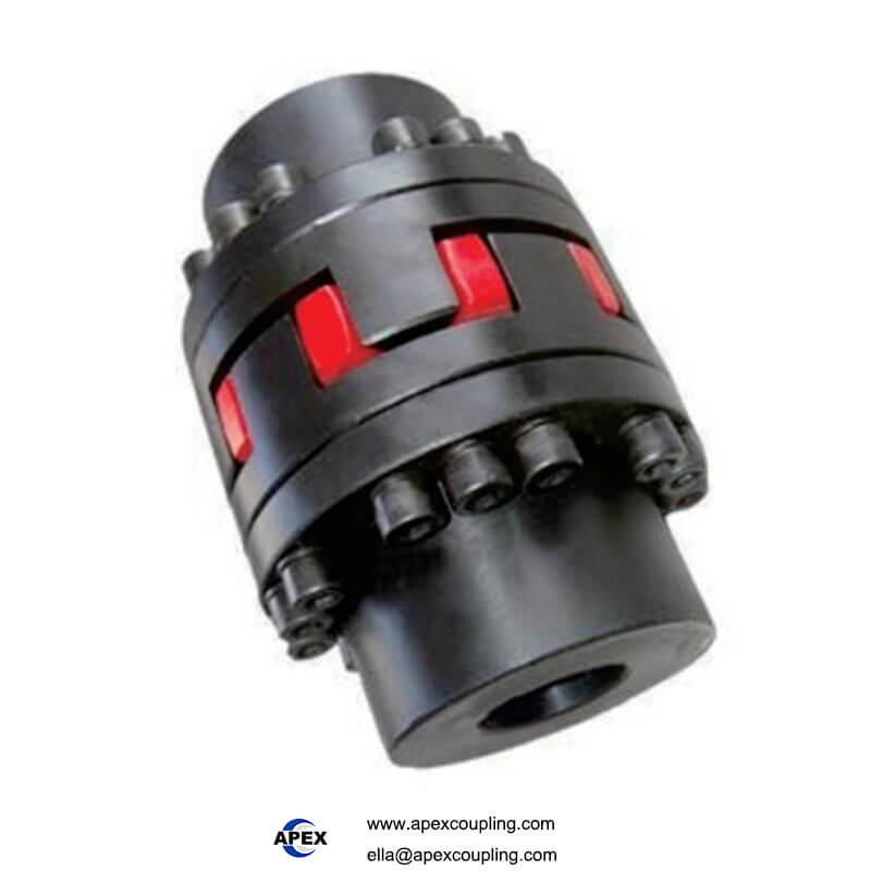 Single flange star coupling