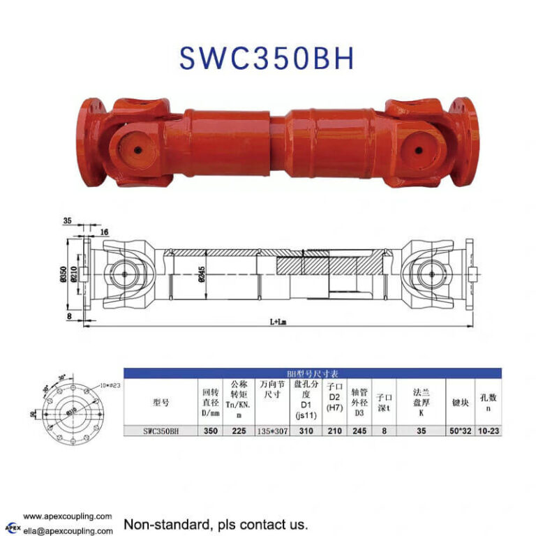 crusher cardan shaft