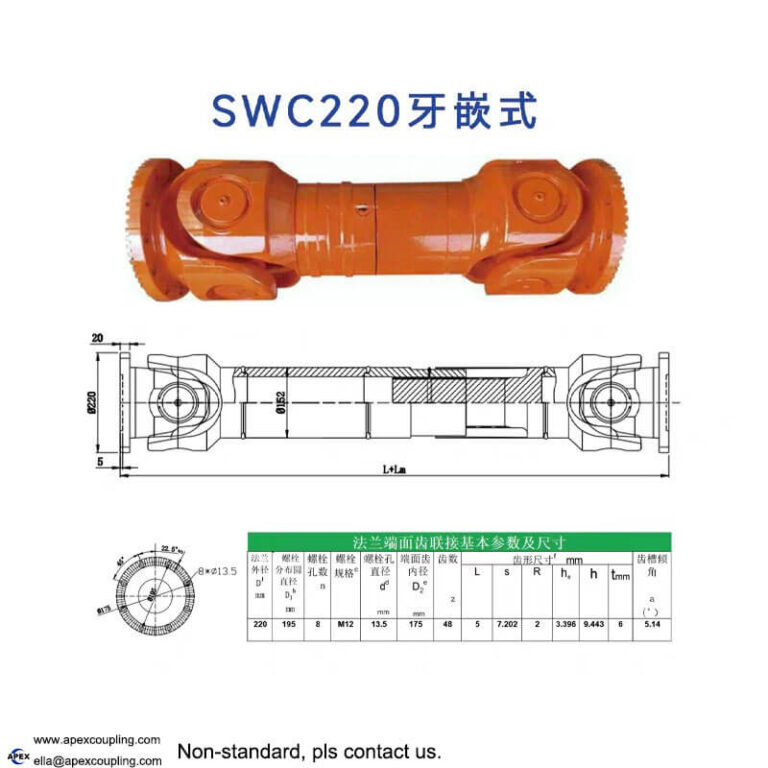 heavy duty telescopic cardan shaft