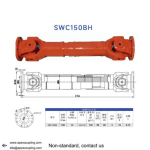 round flange cardan drive shaft