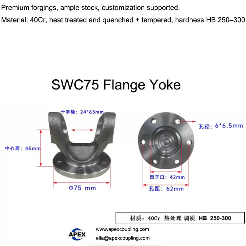 universal joint flange yoke