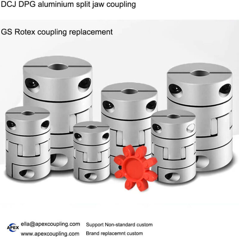 DPG aluminium split jaw coupling