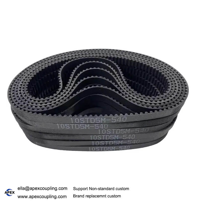 black anti-static PU timing belt